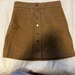 Aritzia corduroy skirt